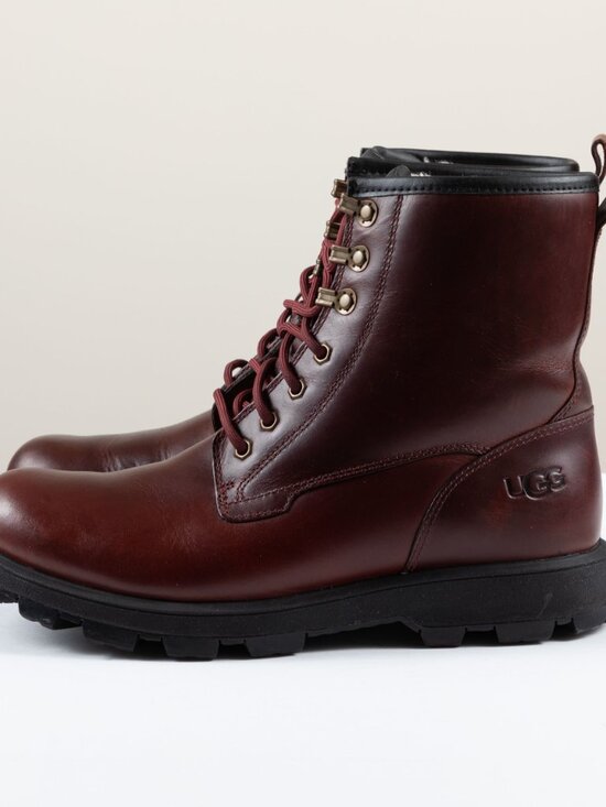 UGG Kirkson Waterproof Leather Boots Mens US 8 Brown Vibram Winter Gorpcore